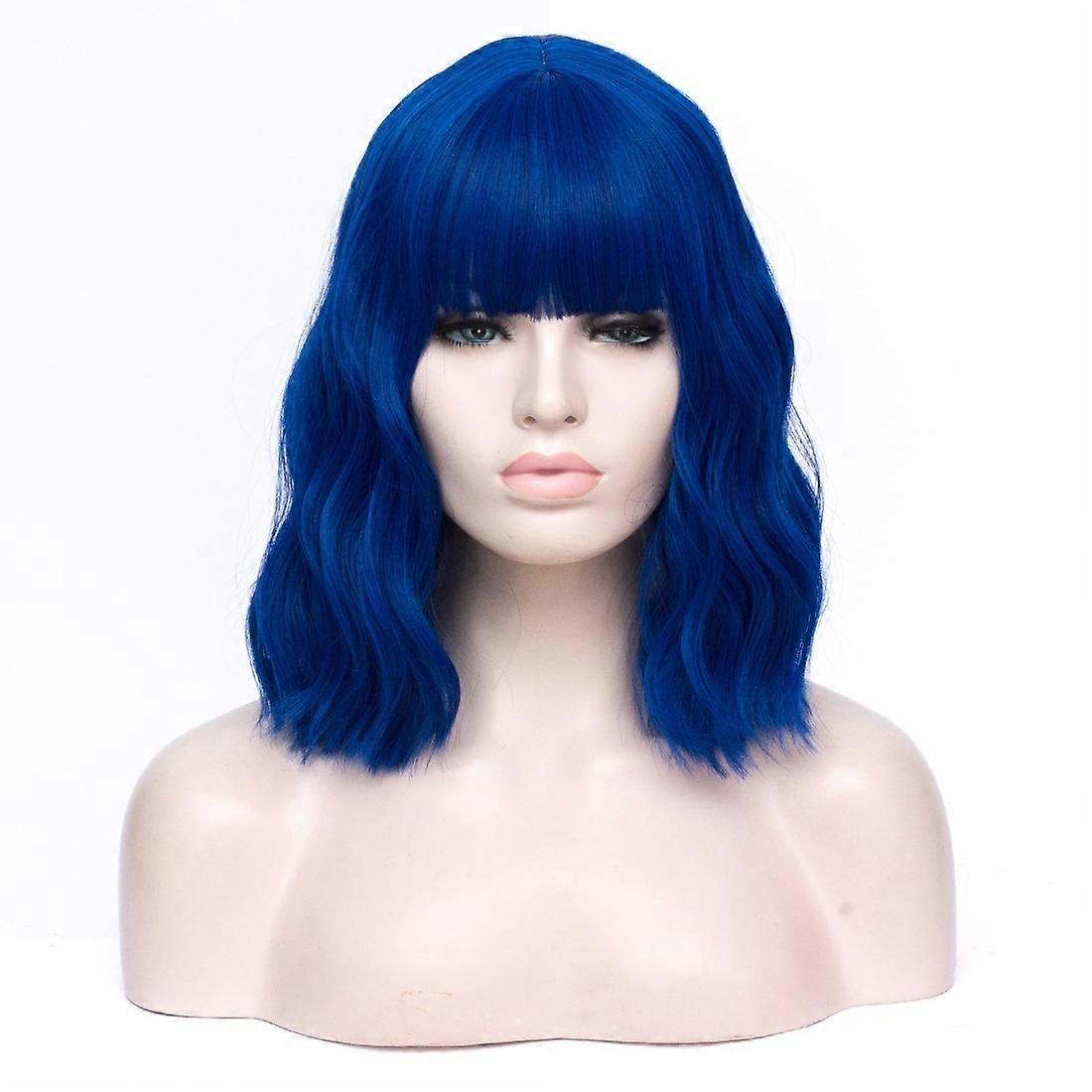 Short Curly Wig Ladies Wavy Wig (Color 7)