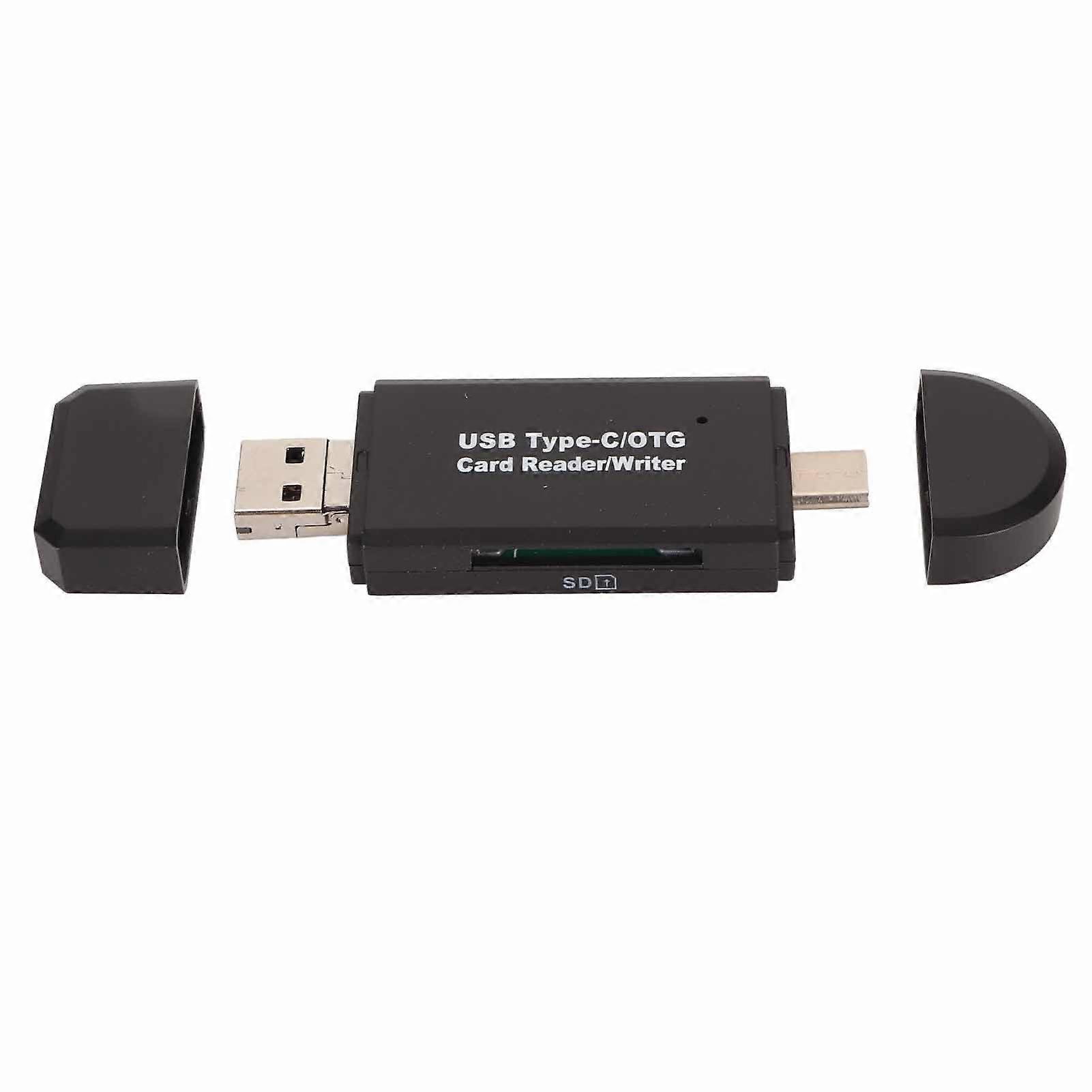Storage Card Reader Micro USB USB USB C 3 in 1 Plug and Play Memory Card Reader Writer for Windows for Android
