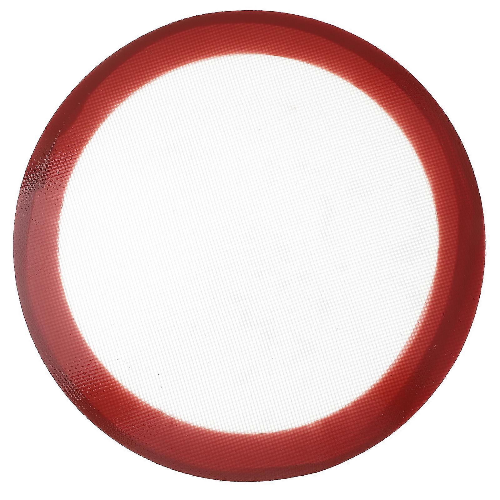 Oven Baking Mat Silicone Round Baking Pads Pizza Non-stick Heat Resistance Baking Liners for Home Bakery (254mm, Random Color)
