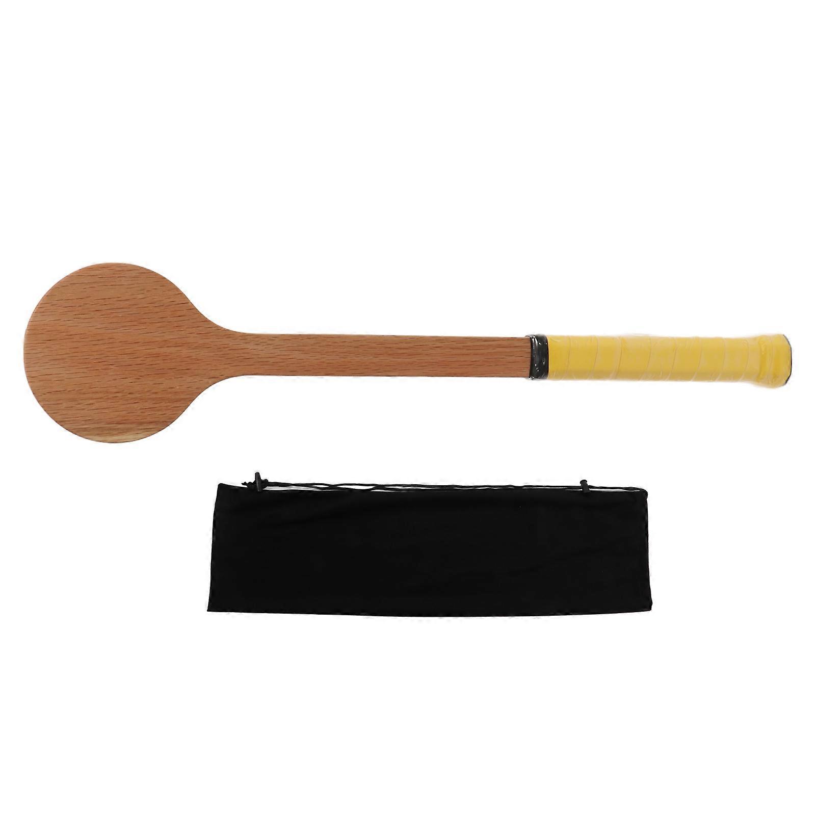 Tennis Pointer Spoon Wood Sweet Pointer Trainer Racket Swing Practice Training Aid With Storage Bag For Sports55cm/21.7in Version
