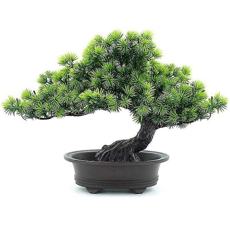 ارتفاع شجرة بونساي اليابانية الاصطناعية 9.5 بوصة للديكور الداخلي للمكتب المنزلي
