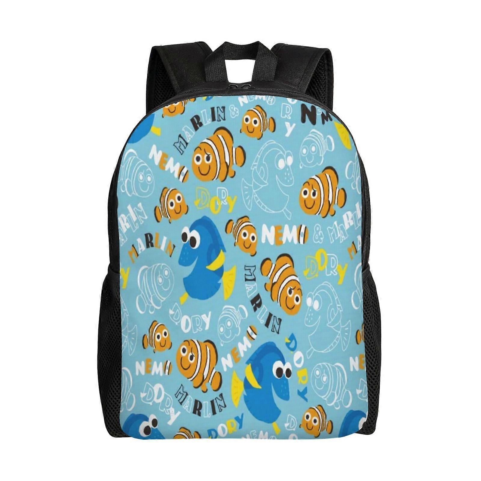 العثور على نيمو أنيمي حقيبة ظهر حقائب سفر كرتونية 3D مطبوعة غير رسمية Daypacks-SYS497