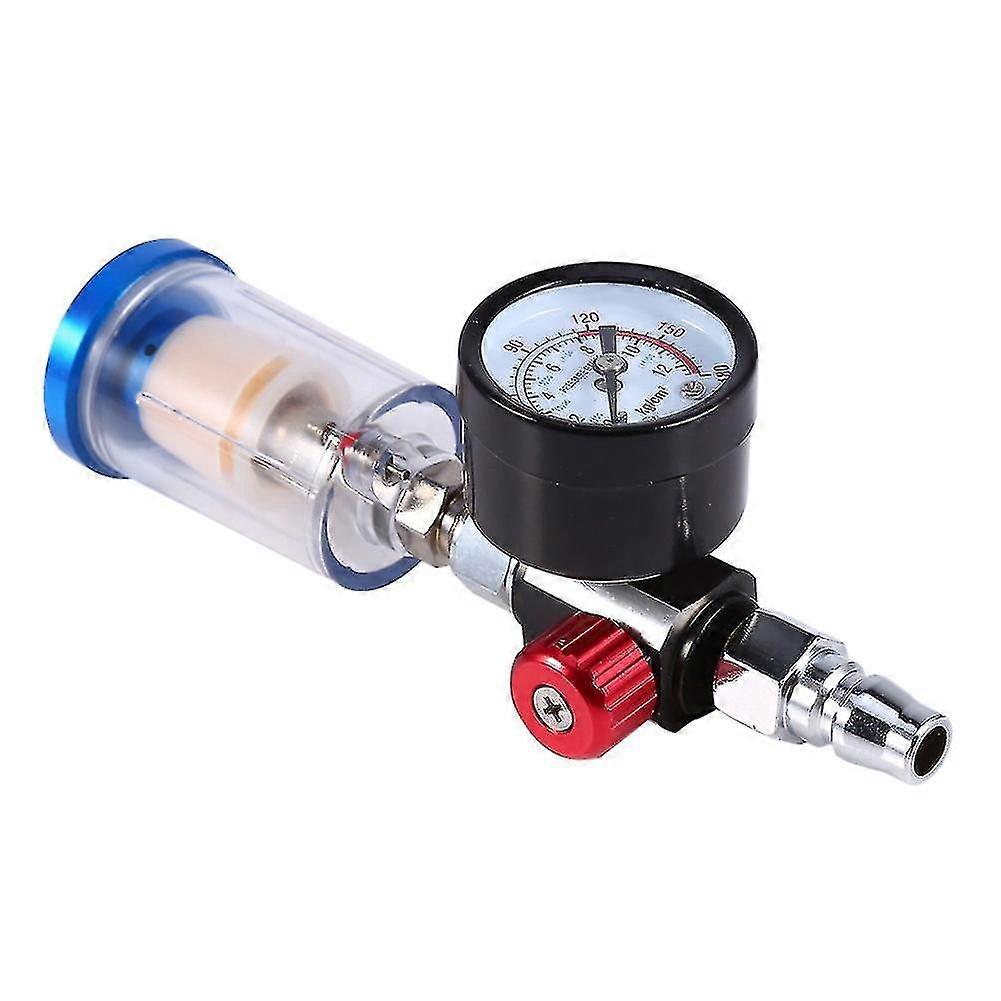 Lufttrycksreducerande regulator med mätarfilter för luftspray