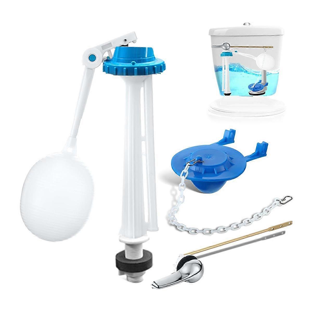 Toilet Tank Replacement Kit, Toilet Float Valve Replacement Kit 2 Inch Toilet Flapper, Front Mount