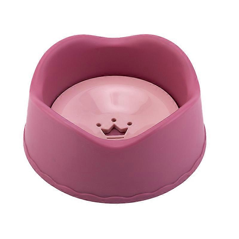 Pet Water Bowl with Floating Disk Spill Proof Water Bowl, Slow Down Drinking Speed for Dogs and Cats
