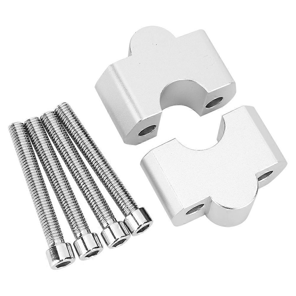 Motorcycle Handlebar Riser Height Adapter Fits for G310GS 2017-Silver