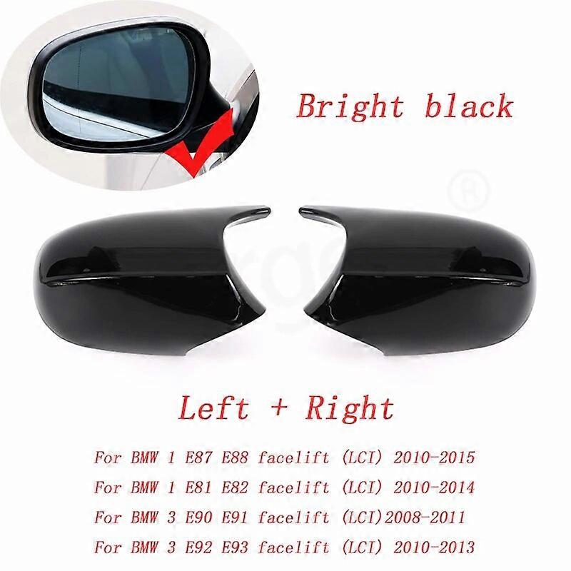 Speildeksel M Style Car Side Bakspeildeksel Cap Trim For BMW E90 E91 2005-2011 E92 E93 2006-2013 E81 E82 E88 E87 E88