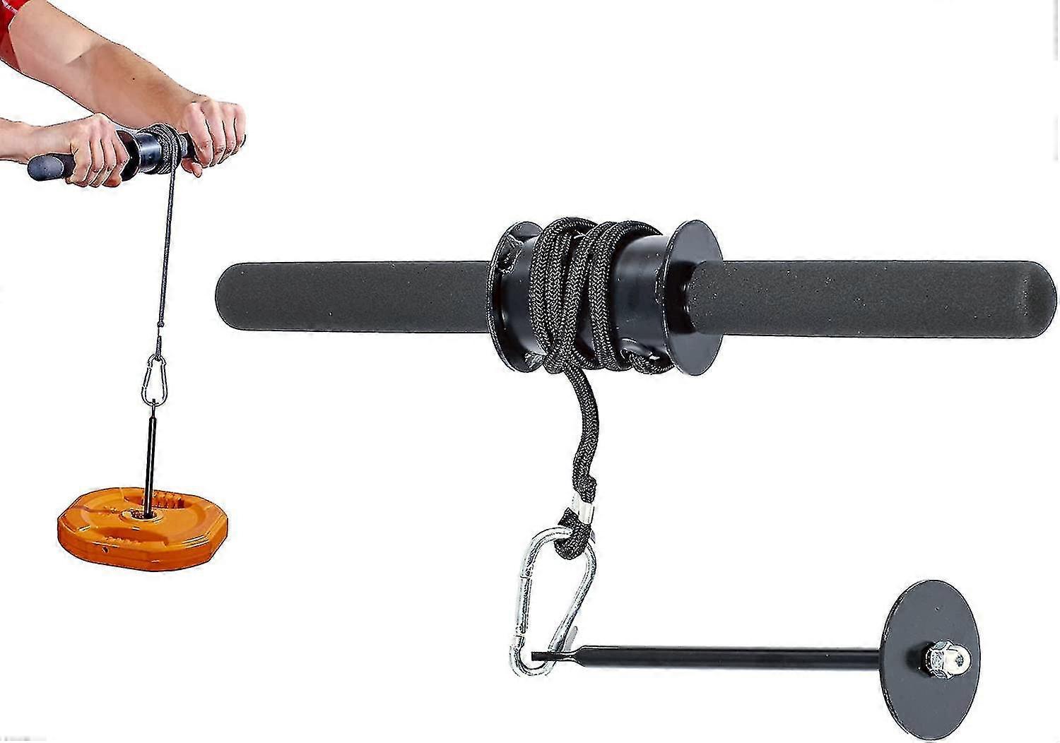 Forearm Trainer, Wrist Roller For Forearms, Forearm Trainer, Accessory For Grip Training, Forearm Strength Tool