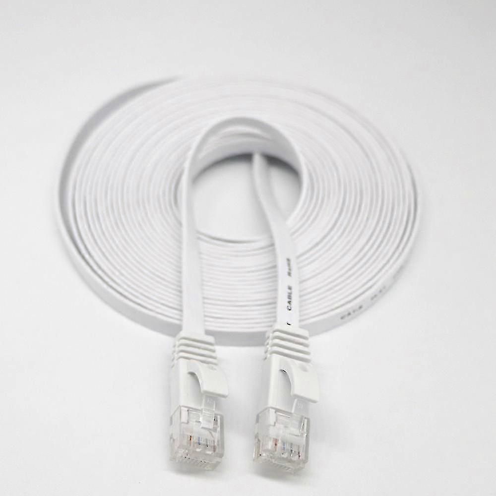 15m Rj45 Cat6 Ethernet Network Lan Cable Flat Utp Patch Router Interesting Lot