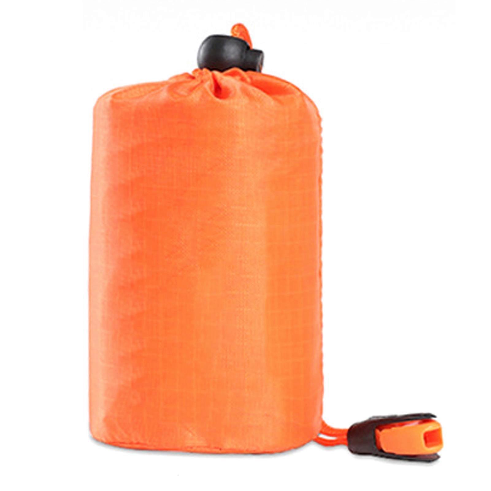 Nöd Sovsäck Bärbar termisk filt Lätt Vattentät Utomhus Camping Backpacking Vandring Vuxna Bivvy Sack Överlevnadsutrustning