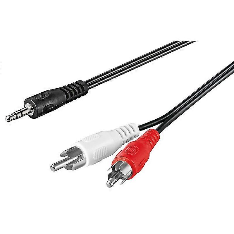 Cable de audio, 2xRCA - Conector estéreo de 3,5 mm, 1,5 m