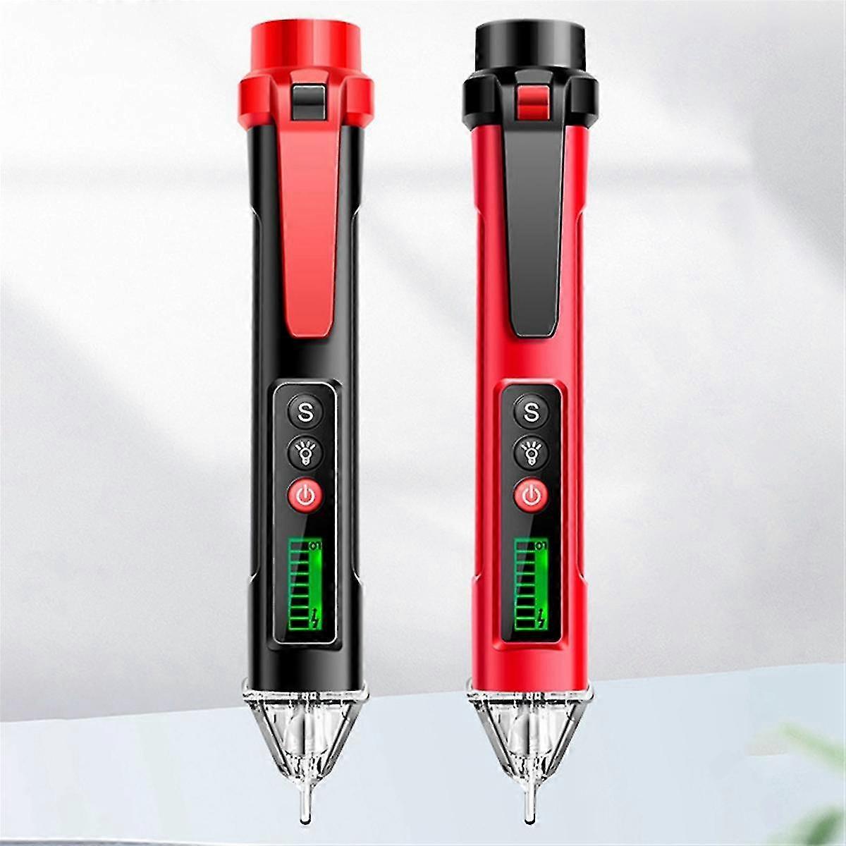 VC1010 Digital AC/ Detectors Smart Non-Contact Tester Pen Meter 12-1000V Current Electric Sensor Test Pencil,B
