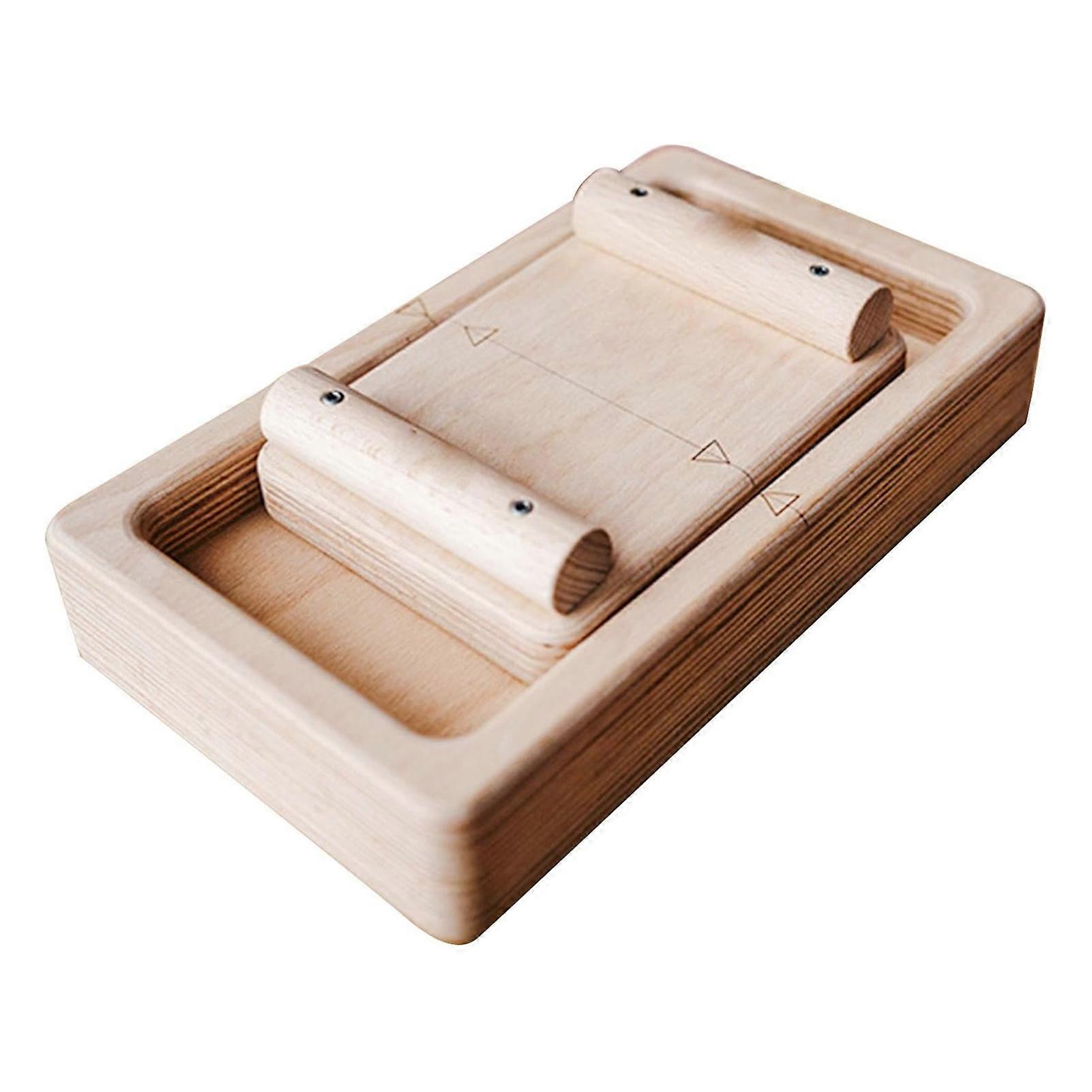 Interactive Finger Wrist Competition Board Funny Multiplayer Wooden Finger Armwrestling Fidgets Toy