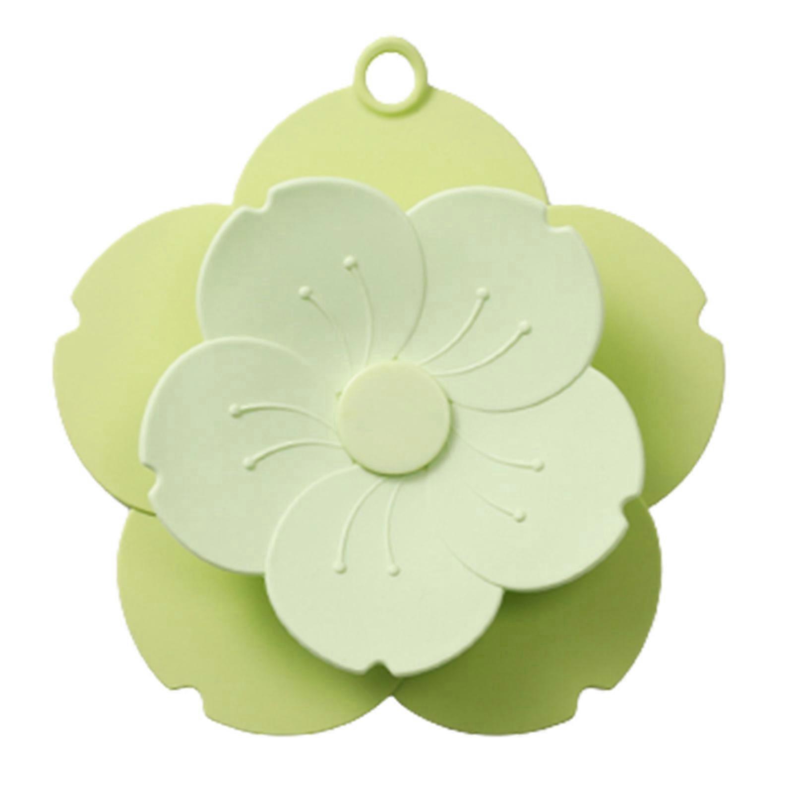 Flower Shape Floor Drain Pad Adjustable Suction Cup Sink Strainer for Kitchen Bathroom Accessories