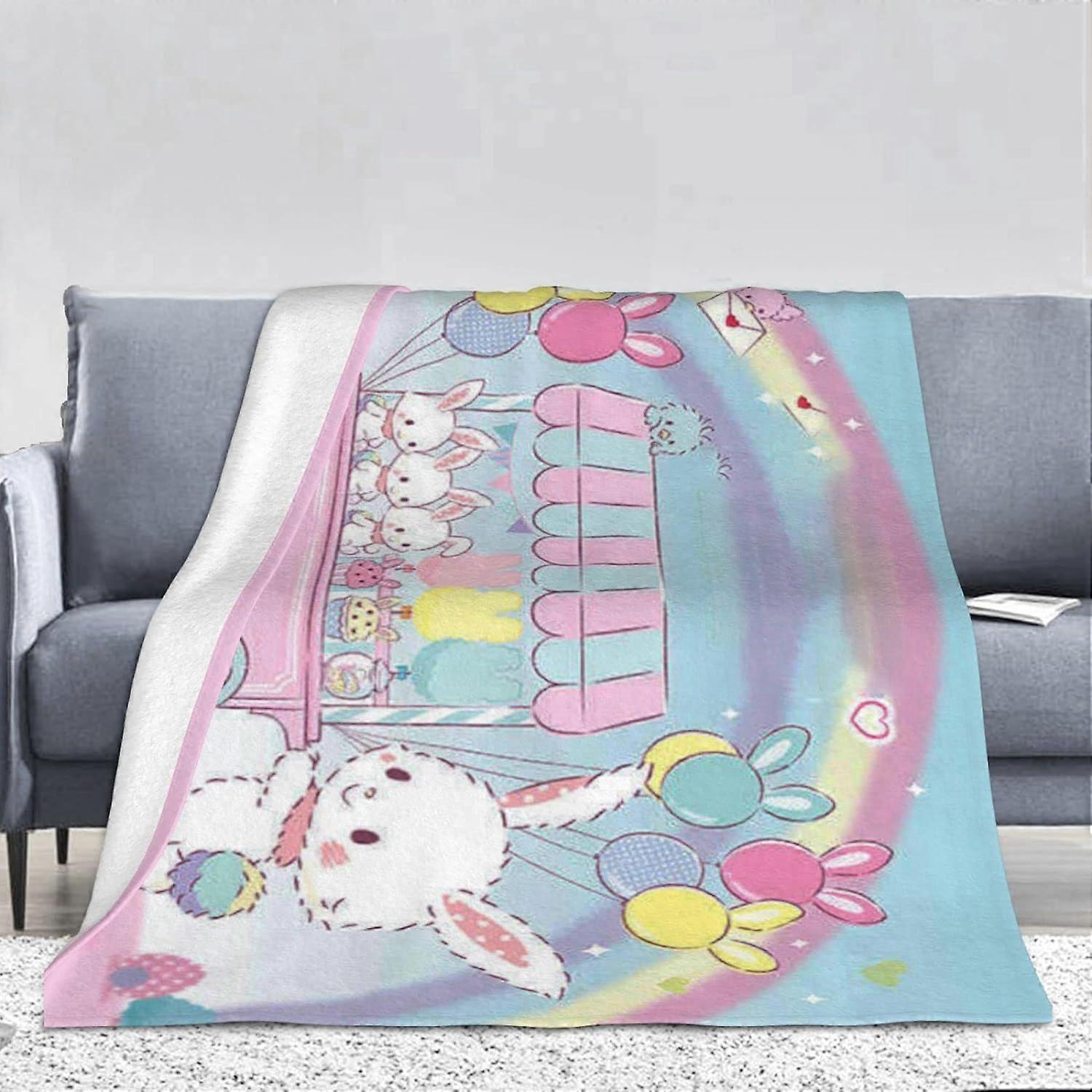 Tæppe Nuttede tæpper Sofatæppe XXL