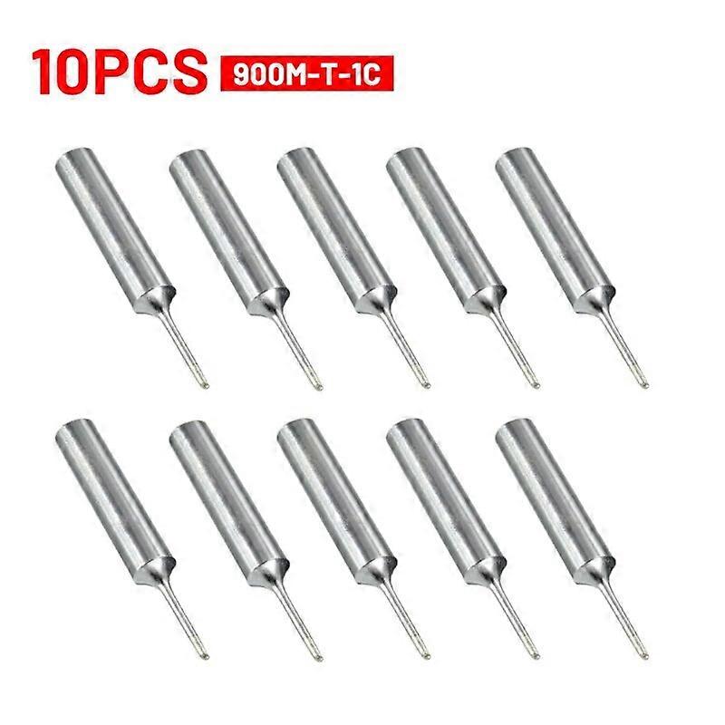 3Pcs/10Pcs 900M-T-1C Solder Soldering Iron Tip Oxygen-free Copper Replacement Iron Tip For Hakko 936 Welding Tip Industry Tool