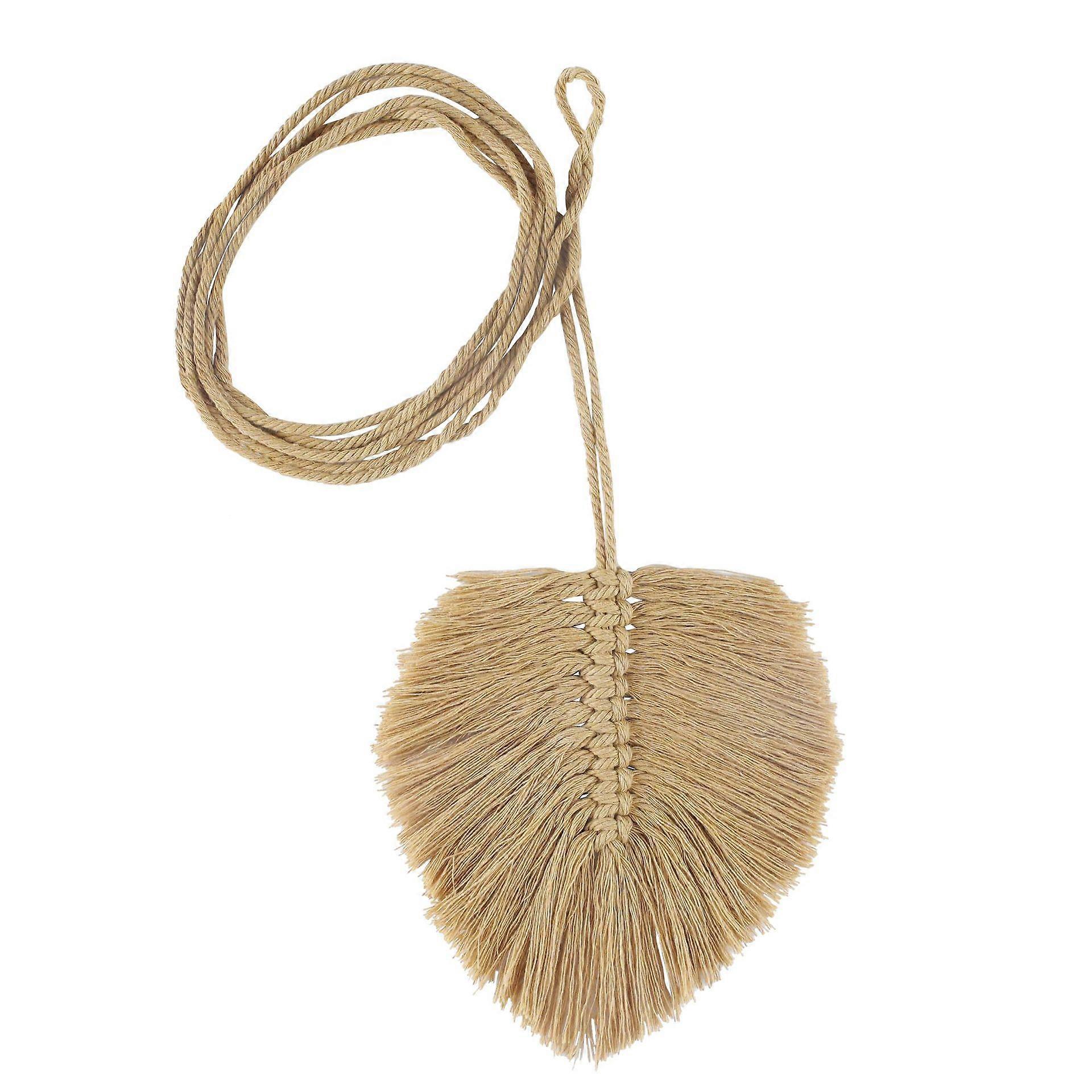 2pcs Farmhouse Curtain Tie Back Holder By Hand-woven Cotton Rope, Bohemian Home Decoration Drapery Holdback