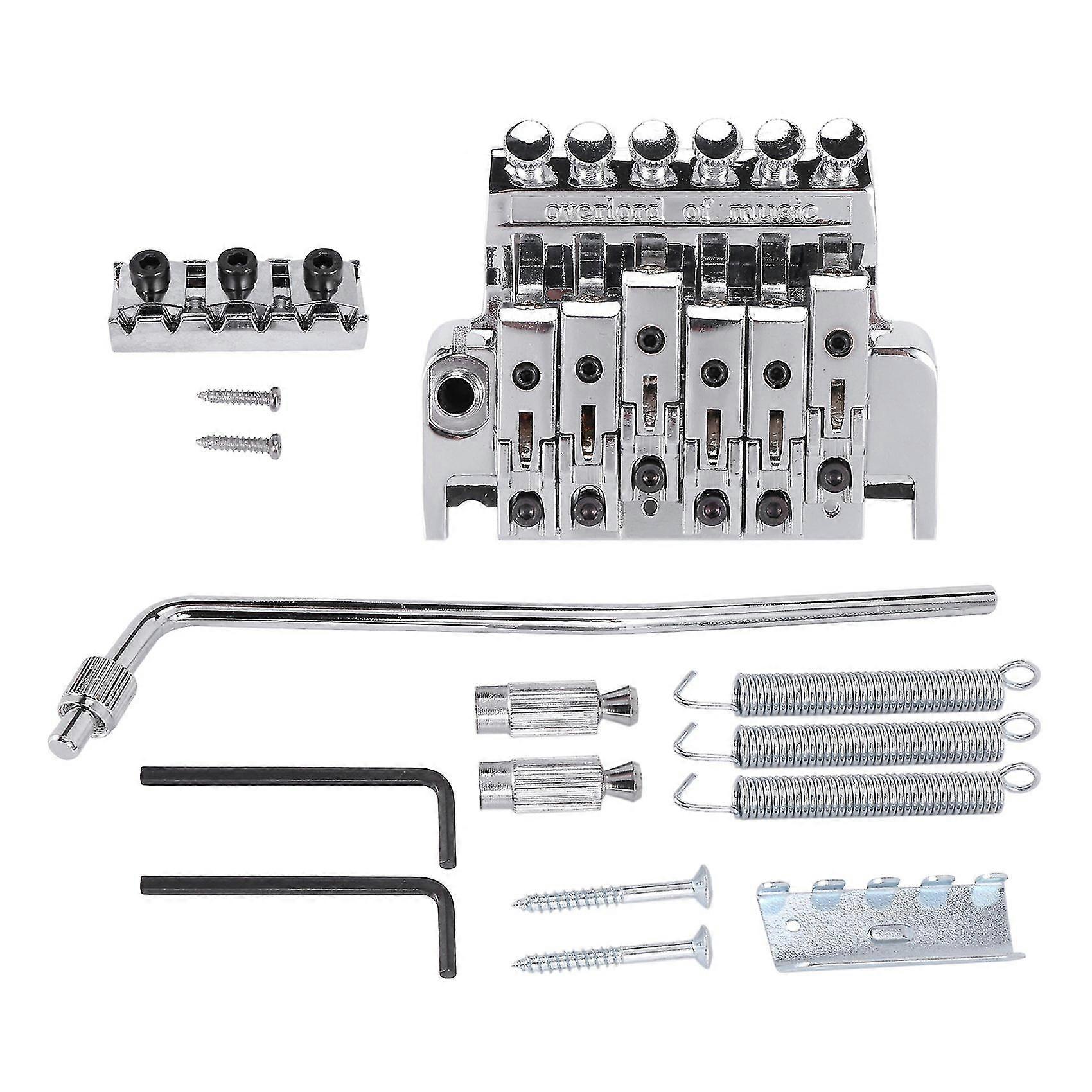 Ein Satz von Tremolo Bridge Double Locking System Pulled E-Gitarre String Bridge Gitarre Zubehör