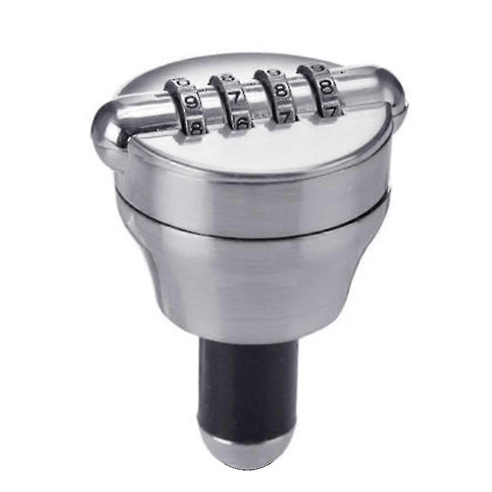4 Digits Zinc Alloy Wine Bottle Stopper Cork Combination Safe Password Lock