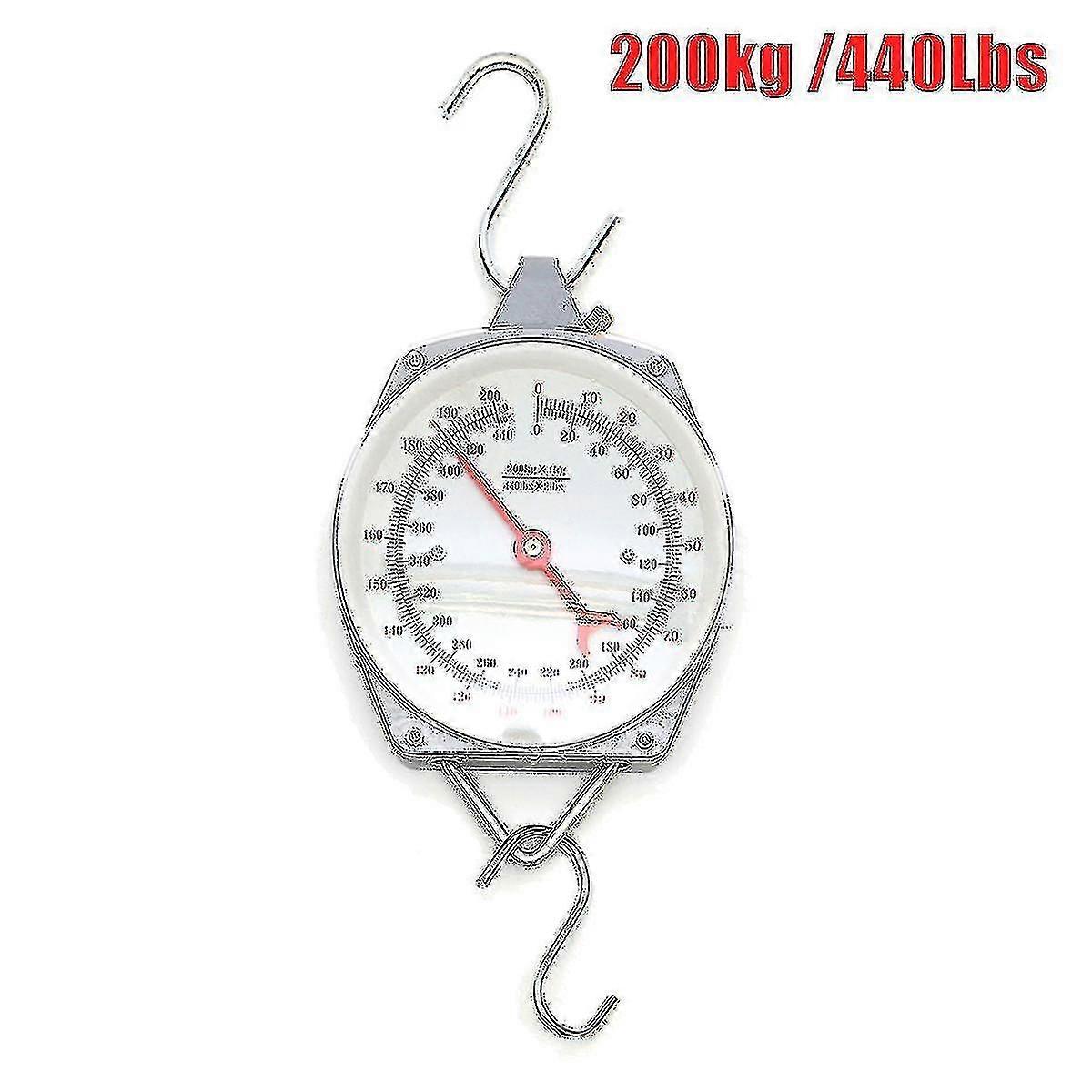 200kg/440lbs Capacity Hanging Scales Mechnical With Hook