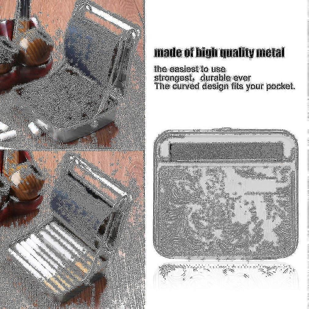 Automatic Cigarette Tobacco Roller Machine Box Case Tin Tobacco