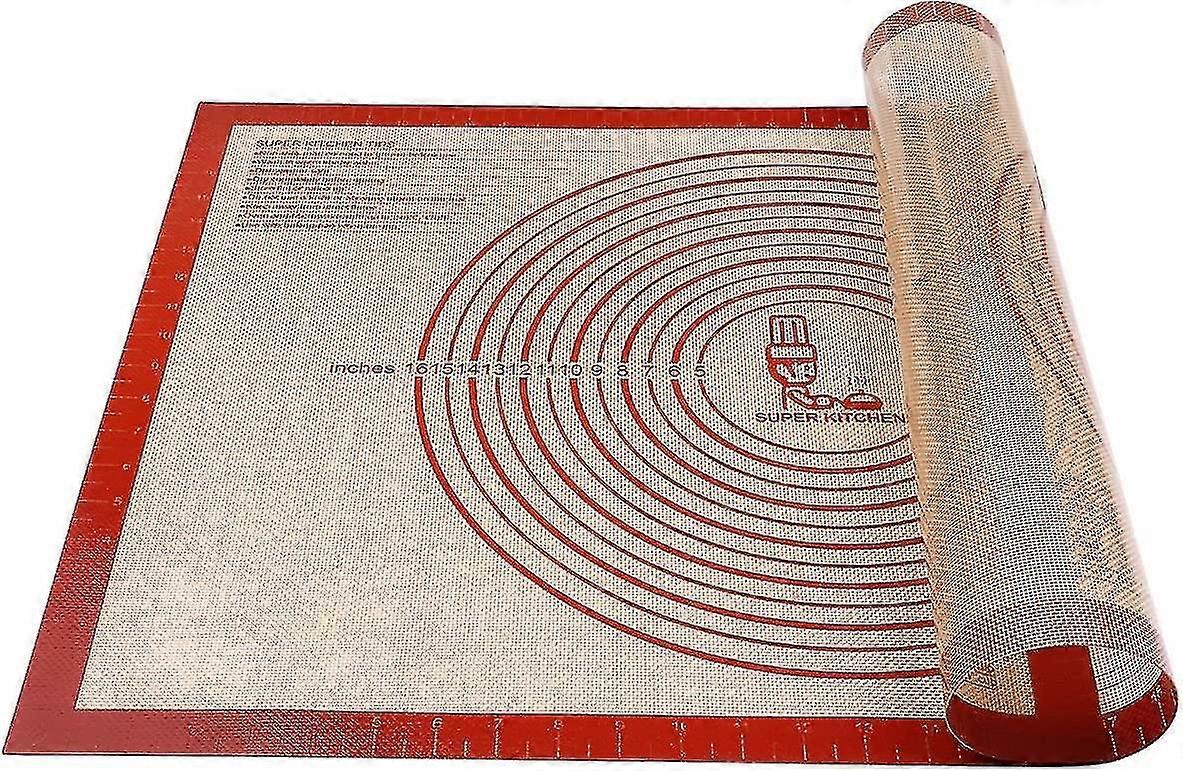 Non-slip Silicone Pastry Mat With Measurements 7151cm For Baking Mat, Counter Mat, Rolling Dough Ma