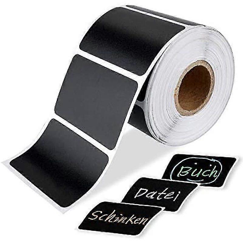 300 Pcs Black Chalkboard Stickers Waterproof Labels Self Adhesive