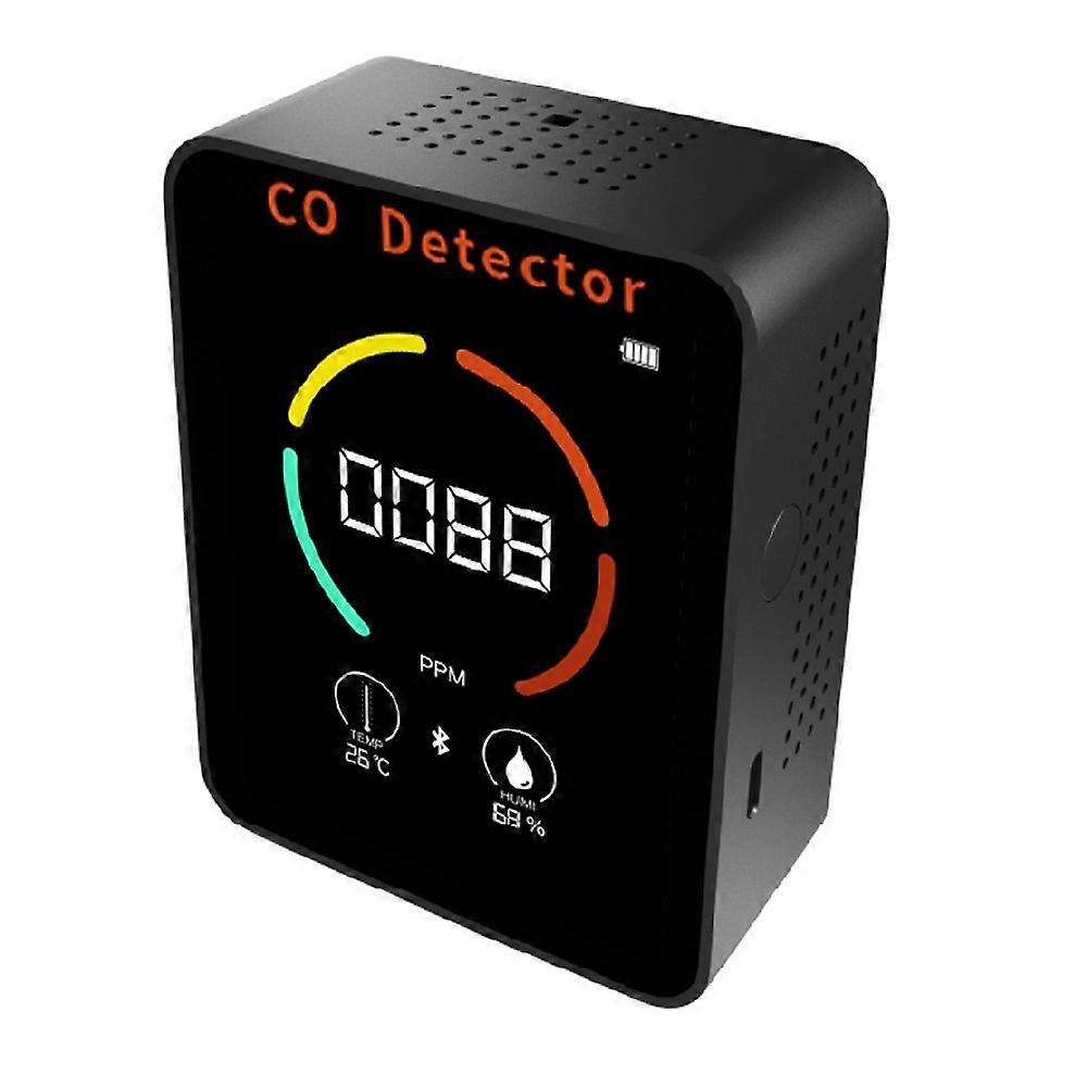 Mini CO Sensor Carbon Monoxide Alarm Detector USB charging With LED Digital Display Sound Warning Suitable For Home Kitchen