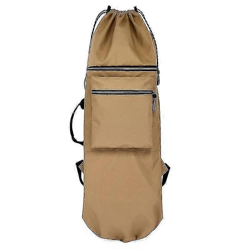 Skateboard Backpack Longboard Bag Skateboard Bag,Khaki