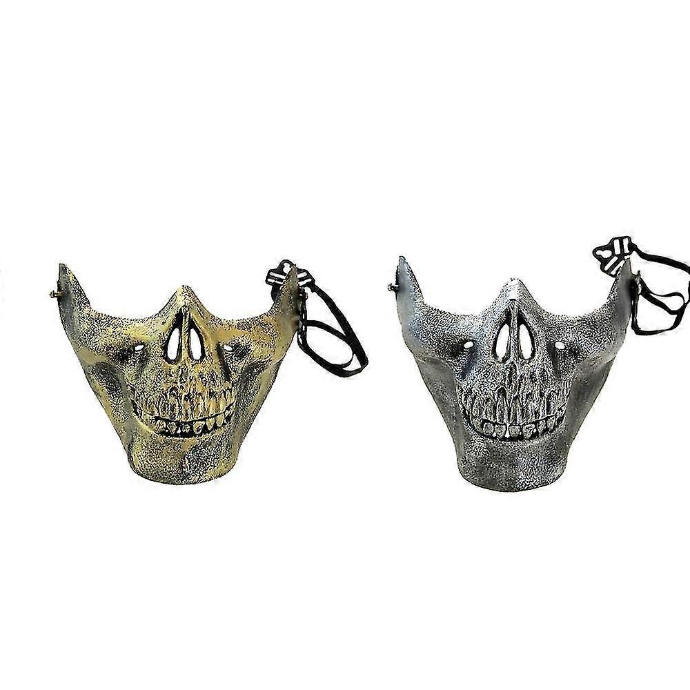 2pcs Halloween Skeleton Mask For Halloween Decorations
