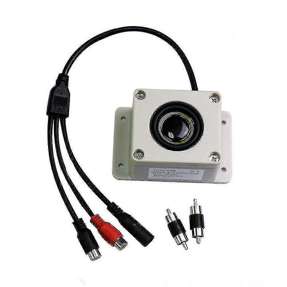 Waterproof Outdoor Microphone Speaker For Security Ip Camera Audio Recording Two Way Audio