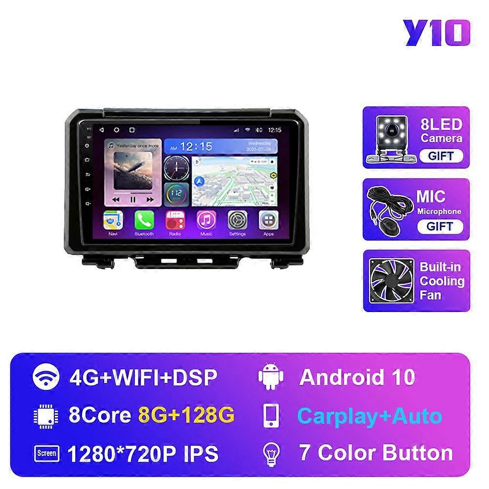 for Suzuki Jimny 3 2005-2019 2din Car Radio with IPS Display Stereo Multimedia Video DVD Player Navigation GPS Carplay