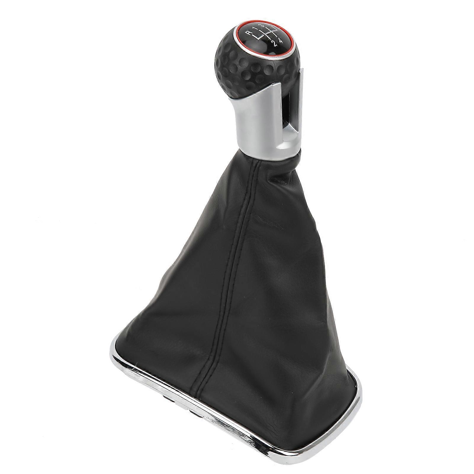 Car Gear Shift Knob Lever Shifter Boot Dust Cover Replacement for Mk4 Bora 1999?20045 Speed