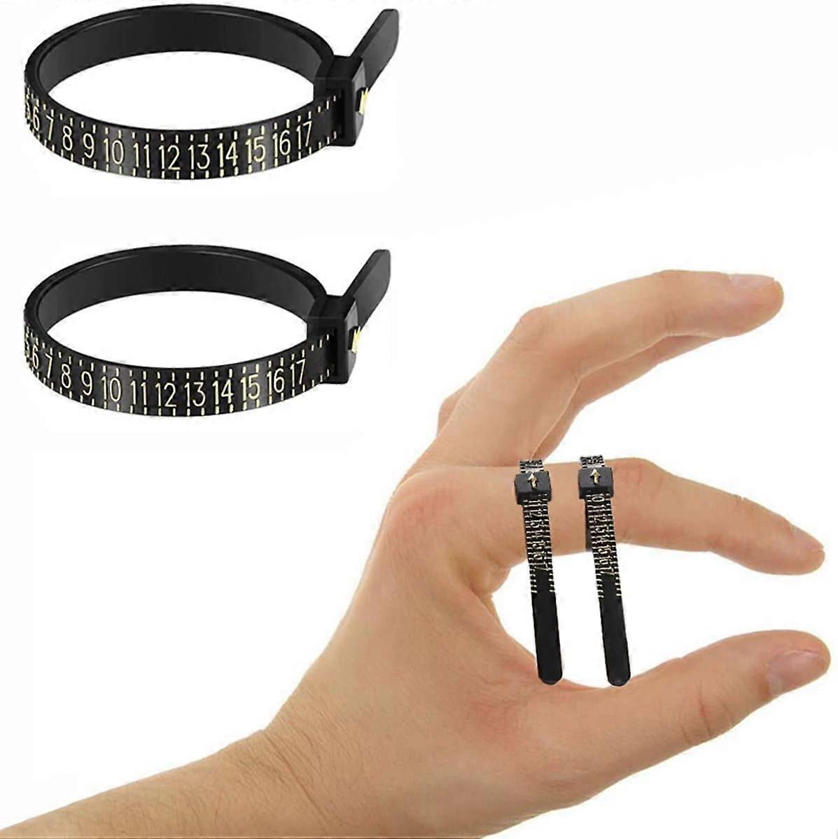 2 stuks Ring Sizer Set, Sieraden Meting Sizer Ring Gauge Meetinstrument