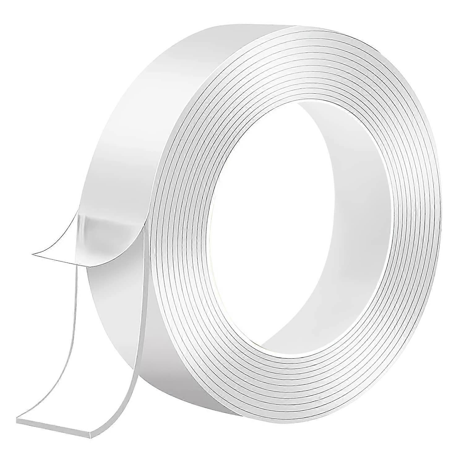 Double Sided Adhesive Tape,Extra Strong Transparent Multi-purpose Non Trace