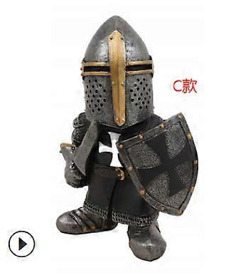 1 PCS,New Macey Garden guards medieval statue decorations.