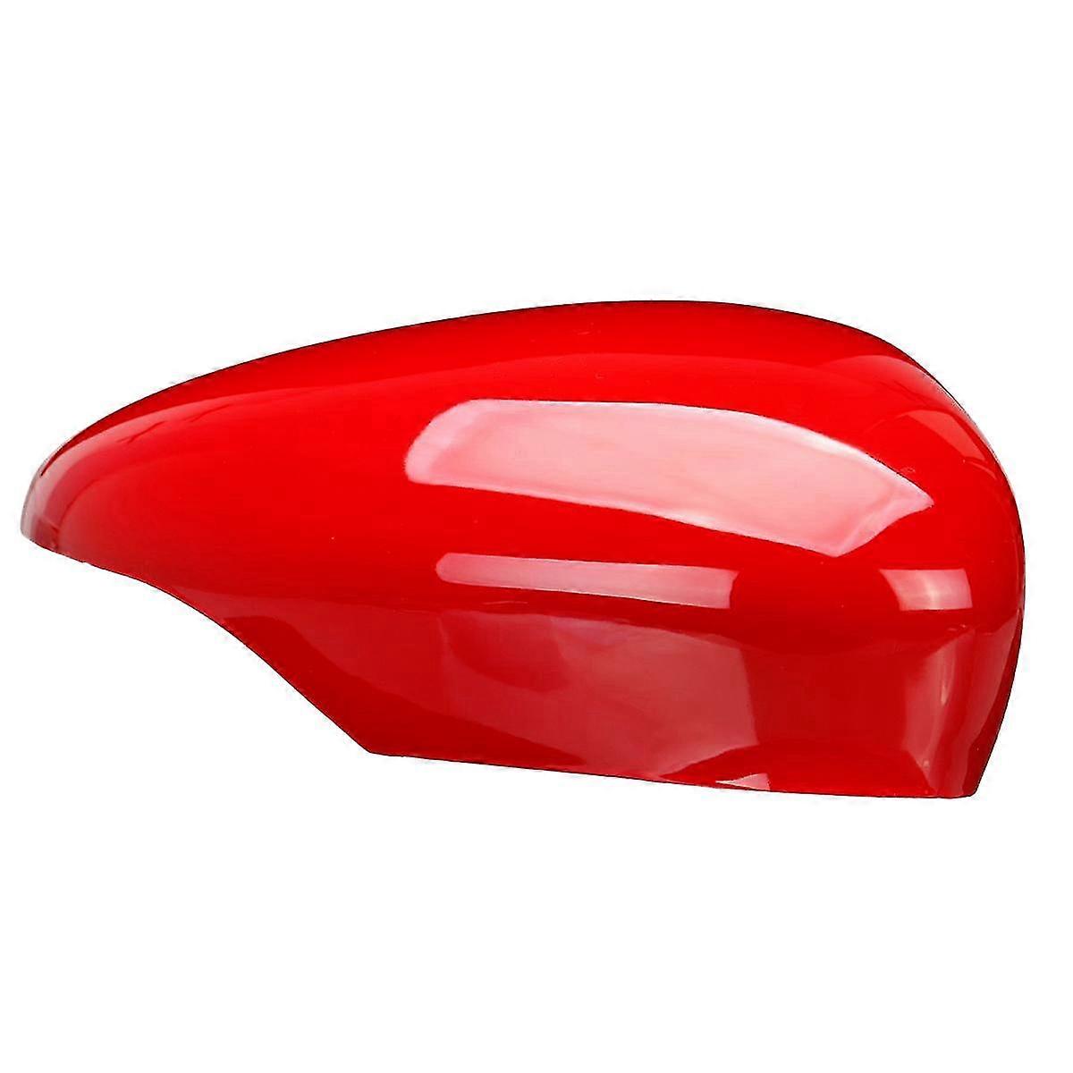 Right Wing Door Rearview Mirror Cover Side Mirror Cap Shell For Fiesta Mk7 2008-2017 Red