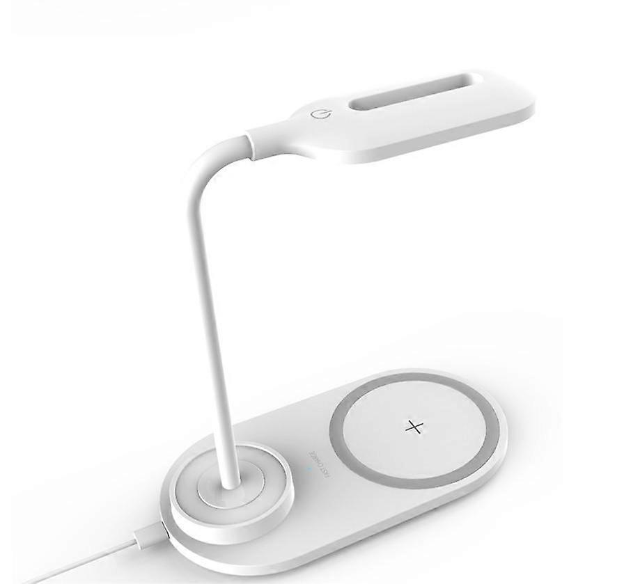 Bureaulamp draadloze oplader, 2 in 1 buitenverlichting opladen