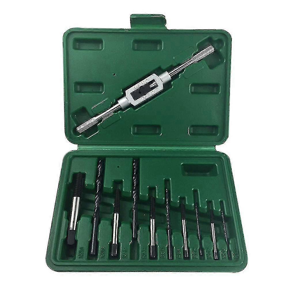 11pcs Screw Extractor Set Broken Screw Remover Drill Guide Bits Tools []