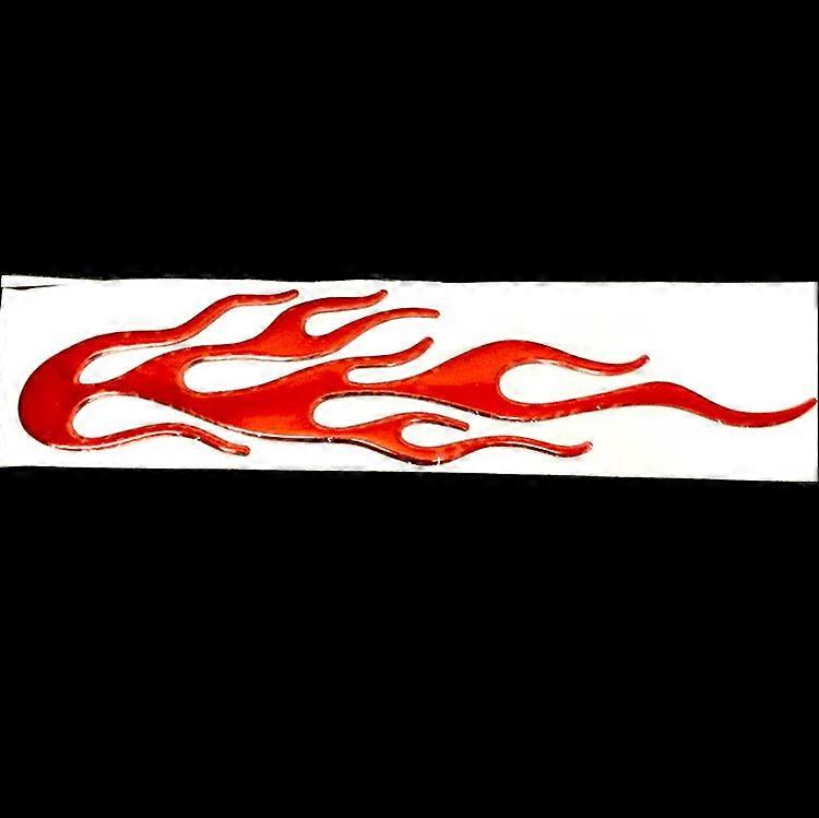 Car modification flame creative sticker rearview mirror scratch sticker style accessories