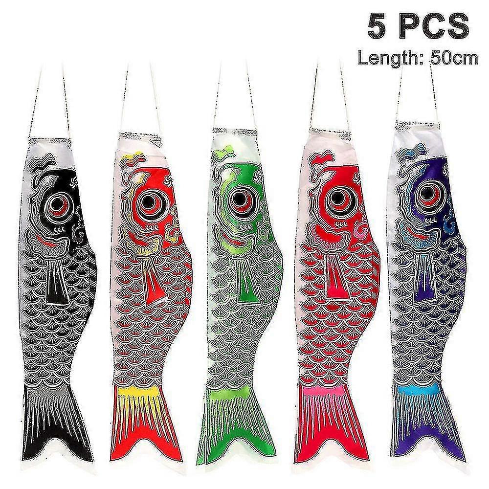 5-piece Set Of Carp Streamer Ock Carp Art