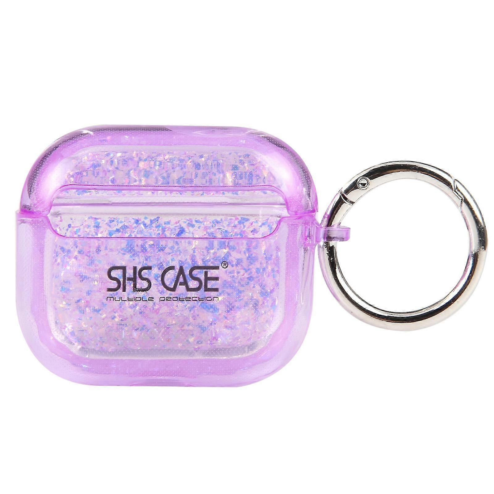 Epoxy Bluetooth Earphone Case For Airpods Pro 2,Purple PXCL