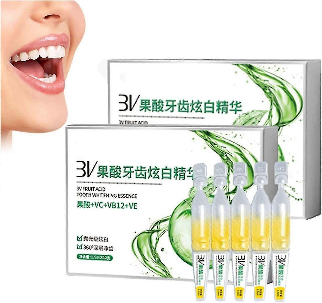 2PCS Ampoule Toothpaste, Ampoule Tooth Serum, Ampoule Essence Toothpaste