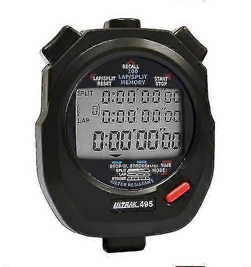Stopwatch 3x-100m Memory Black-sswyv