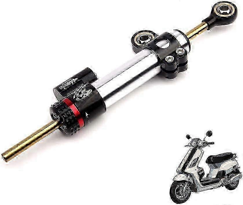 Motorrad Lenkung Dämpfer Stabilisator für Yamaha Force155 Force 155, einstellbare Safe Control Lenkung Stabilize Dämpfer Motorräder Aluminium Dämpfer, Sw