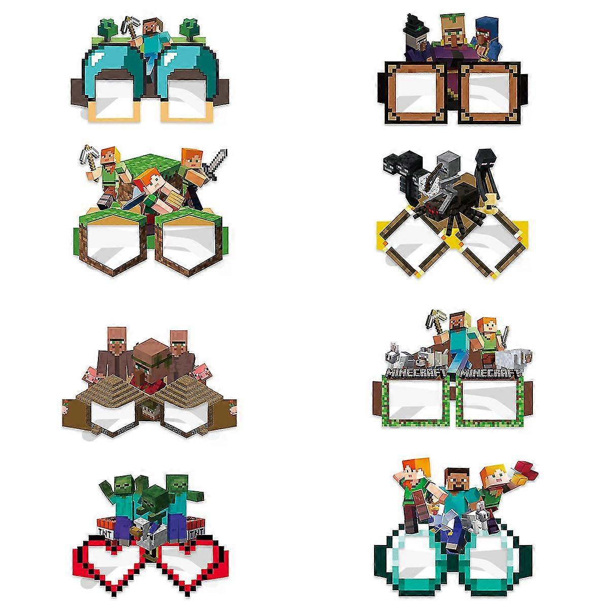 Minecraft Pixel Glasses: Fun and Festive Party Favors