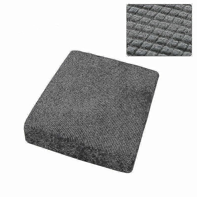 4 Seater Replacement Sofa Seat Cushion Cover Couch Slip Covers Protector(dark Gray)
