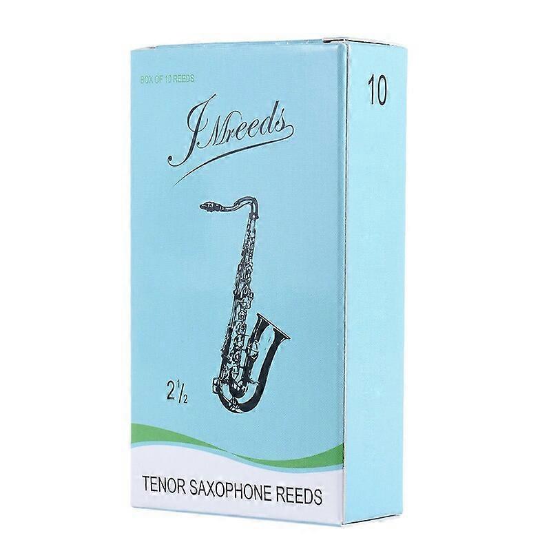 10pcs Bb Tenor Saxophone Sax Bamboo Reeds Strength 2.5 3.0 Sax Reed Saxophone Reed Musical Instruments Woodwind accessories