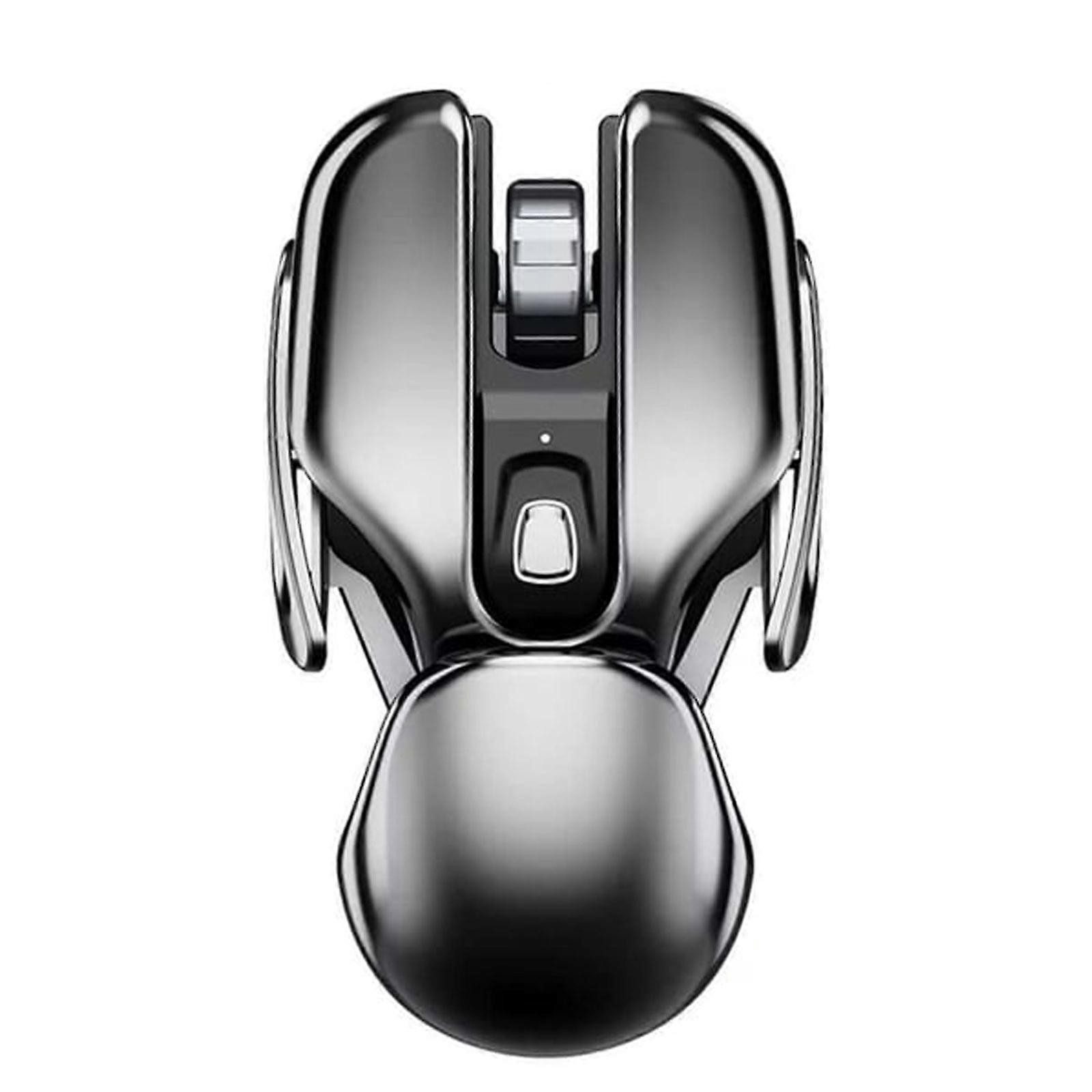 2.4GHz Metallic Ergonomic Silent Multipurpose Rechargeable Wireless Mouse