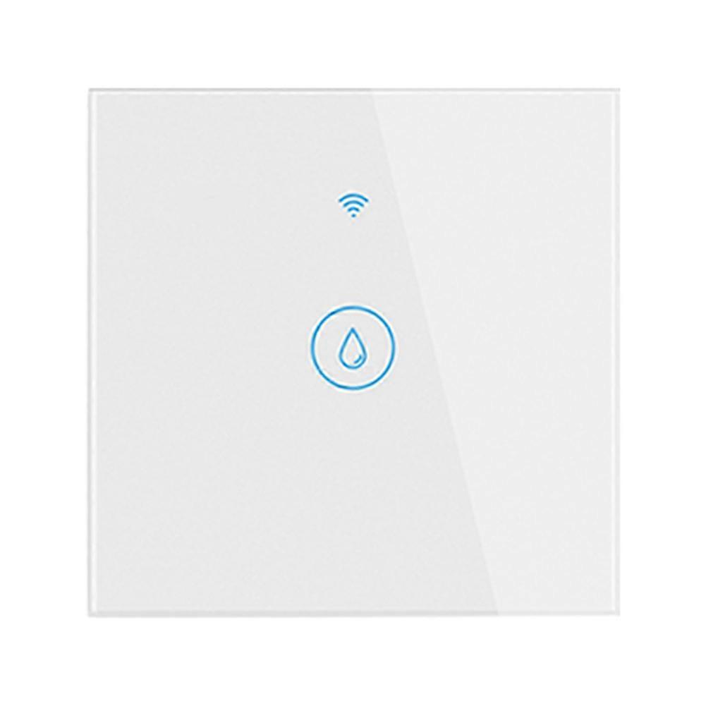40A Tuya Smart Wifi Water Heater Boiler Touch Switch Air Conditioner Light Timing EU Wall App for Alexa Home White